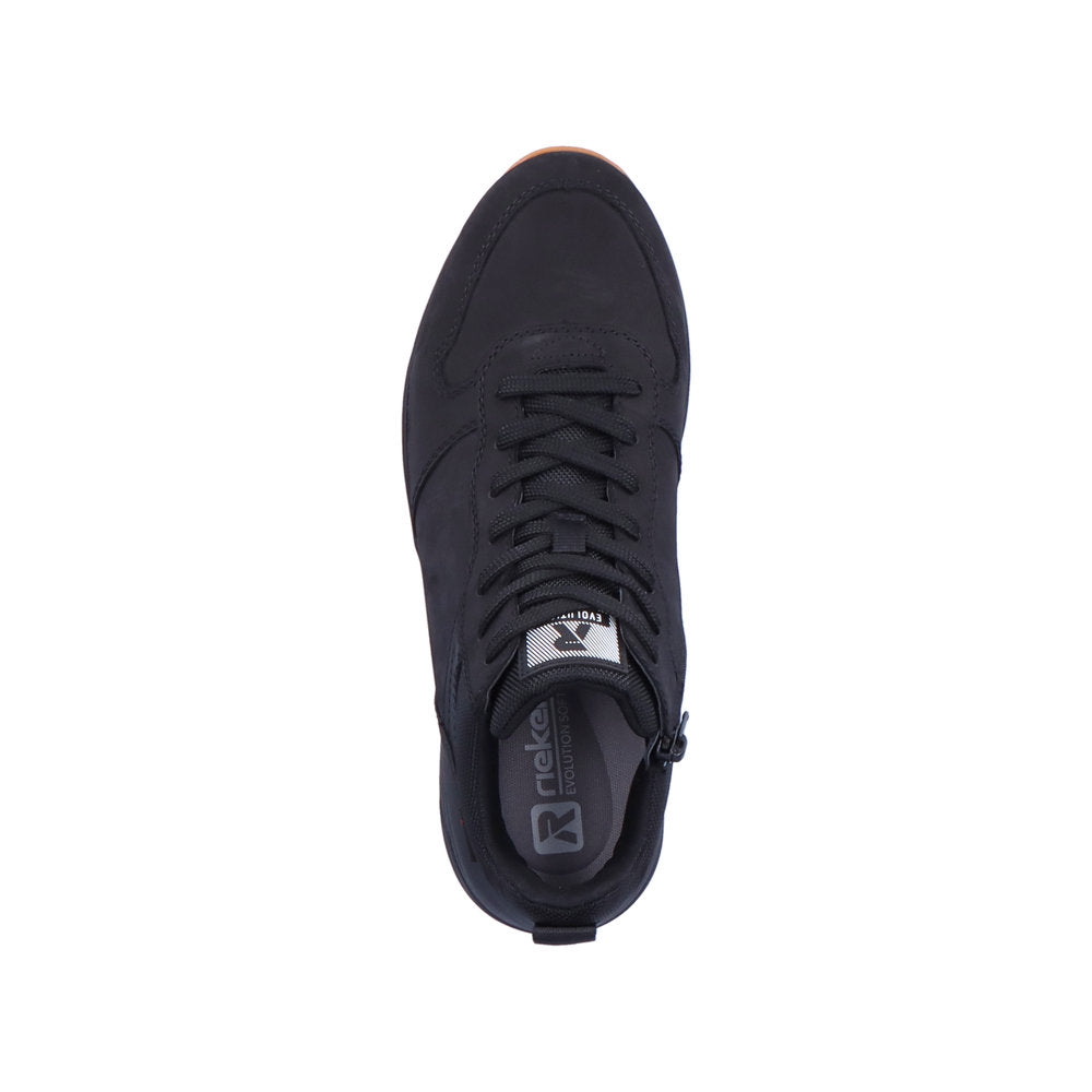 Rieker Evolution Suede Leather Men's 07060 Ankle Boots - Black 5bDz6dkg