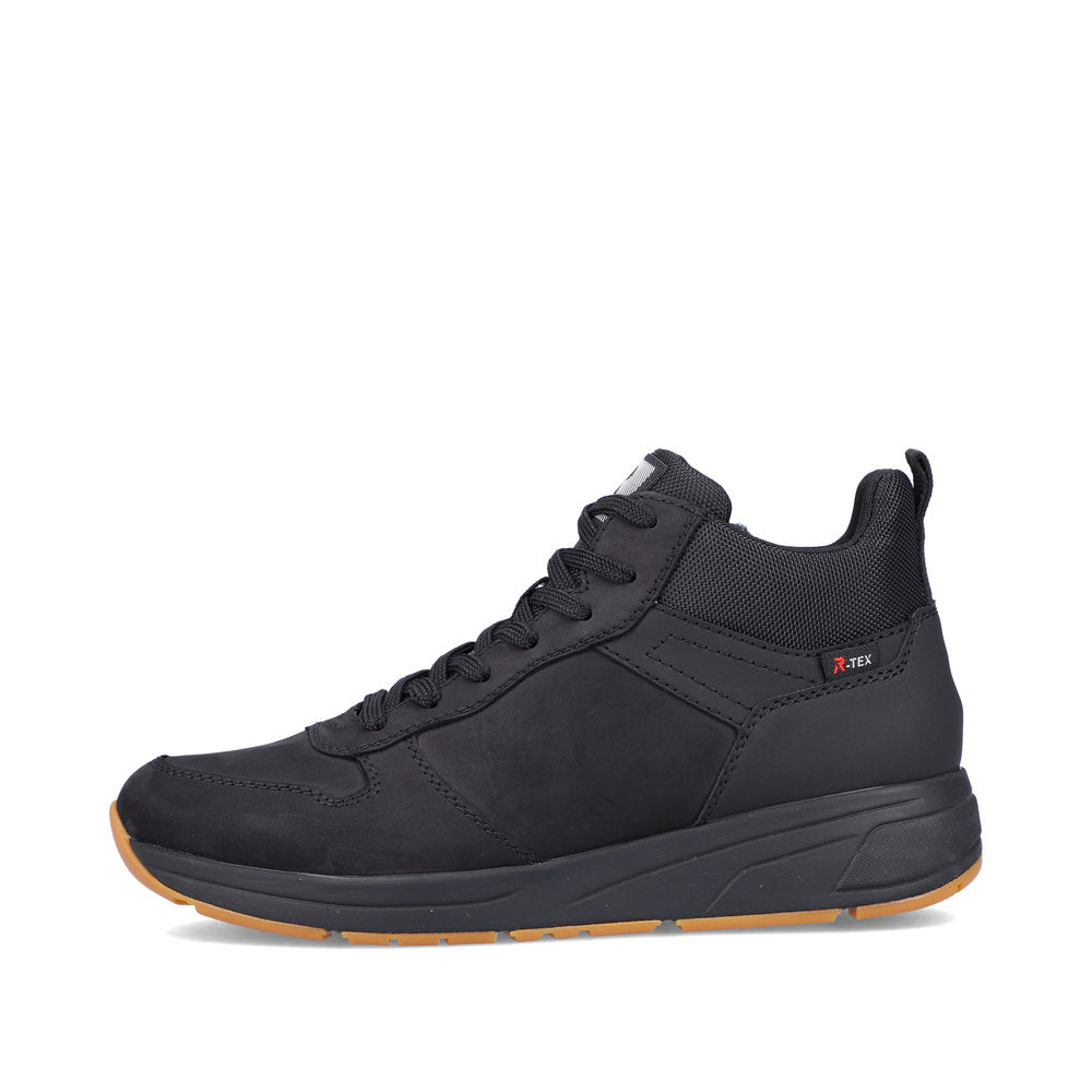 Rieker Evolution Suede Leather Men's 07060 Ankle Boots - Black 5bDz6dkg