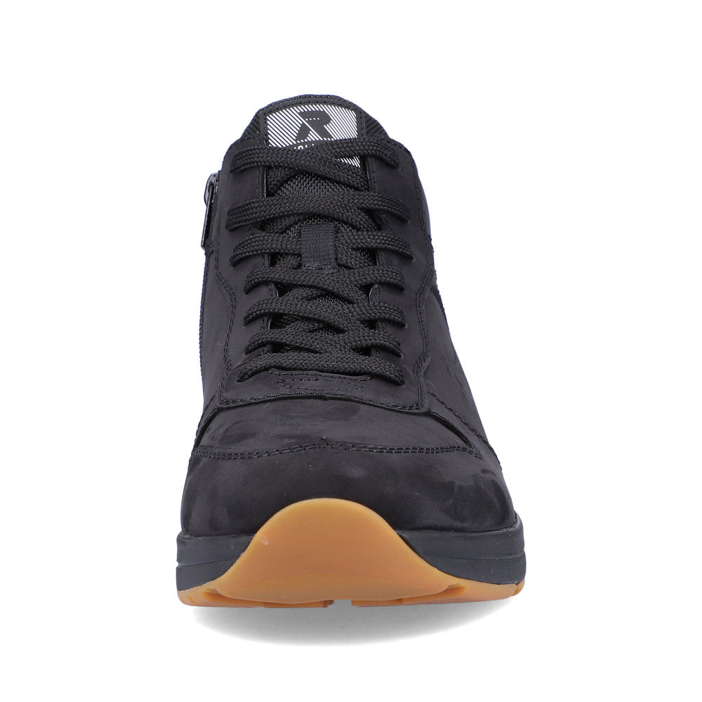 Rieker Evolution Suede Leather Men's 07060 Ankle Boots - Black 5bDz6dkg