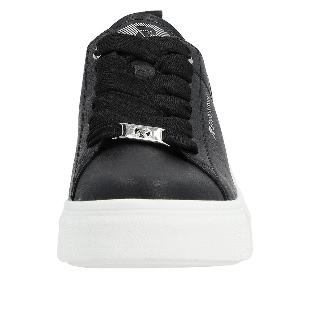Rieker Evolution Women's Style W0502 Athletic Lace-Up - Black 9q7eznS1