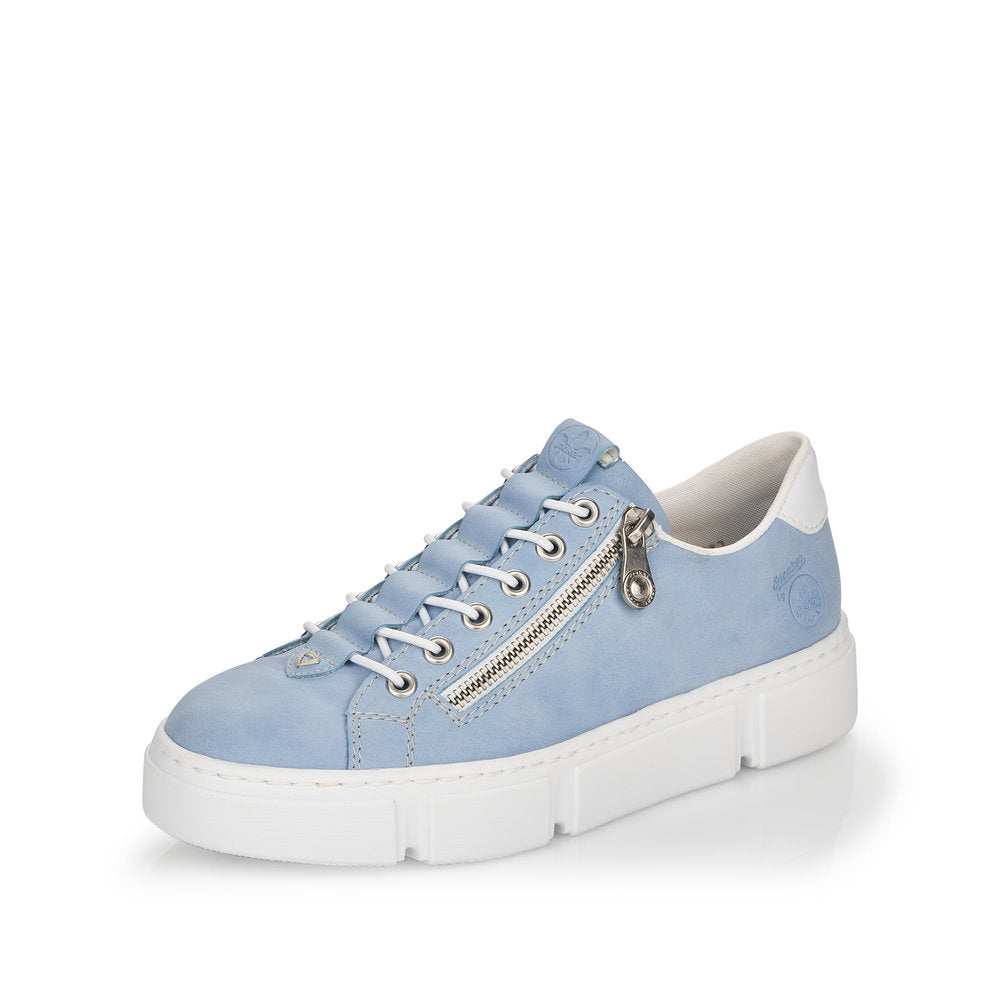 Rieker Women's Style N5952 Athletic Zipper - Blue