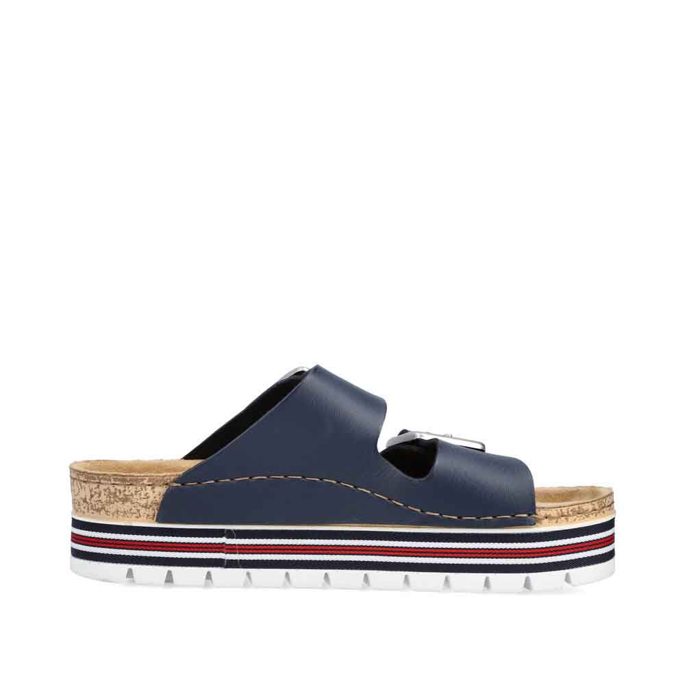 Rieker Women's Style 69550 Casual Mule - Blue vEy2fWLy