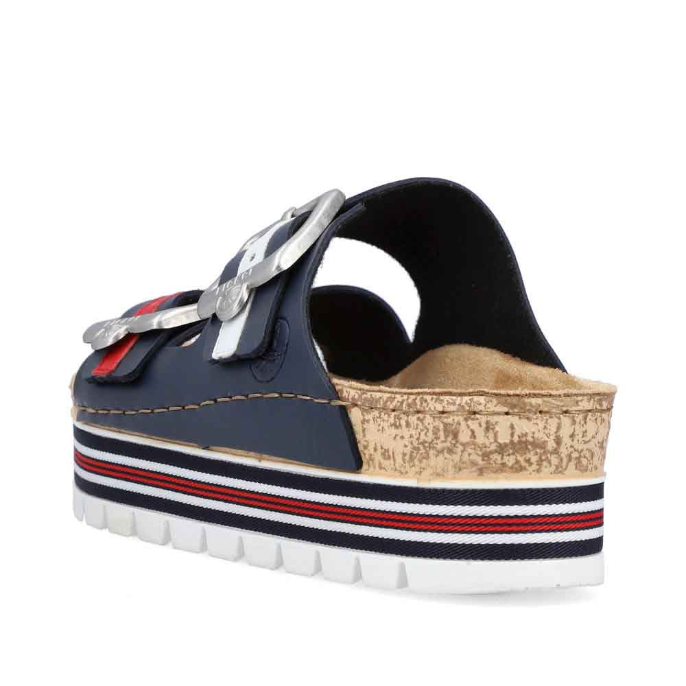 Rieker Women's Style 69550 Casual Mule - Blue vEy2fWLy