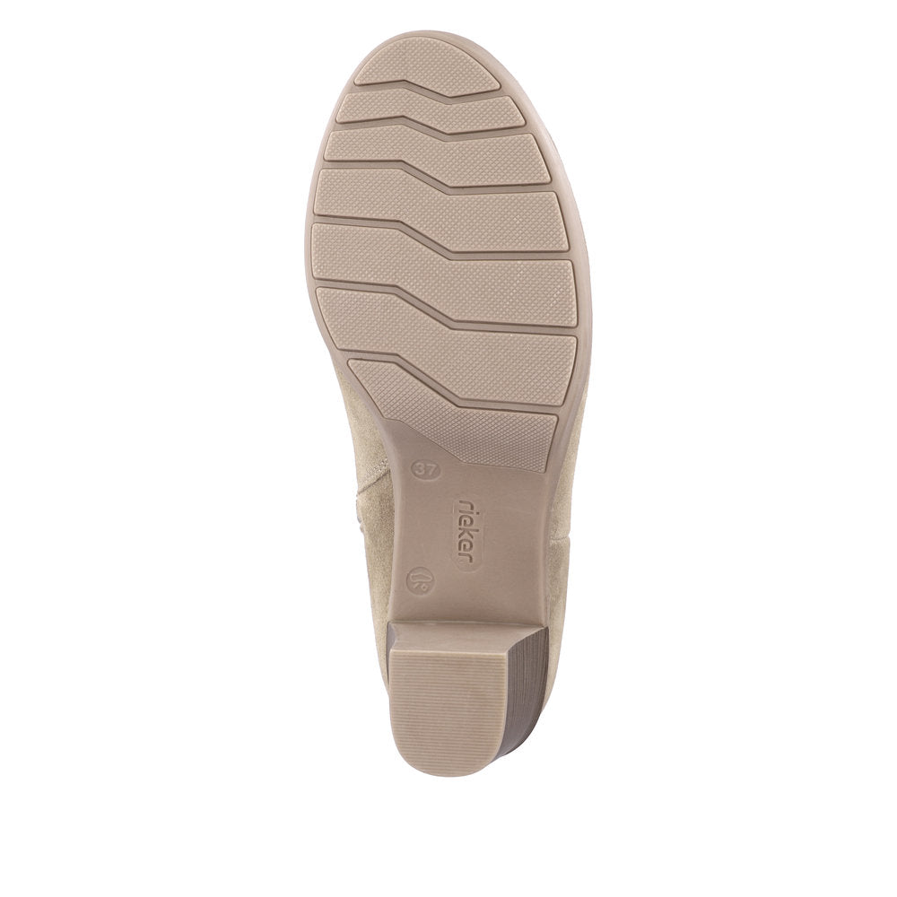 Rieker Synthetic Material Women's' Tall Y2255 Tall Boots - Beige CVkWEgEP