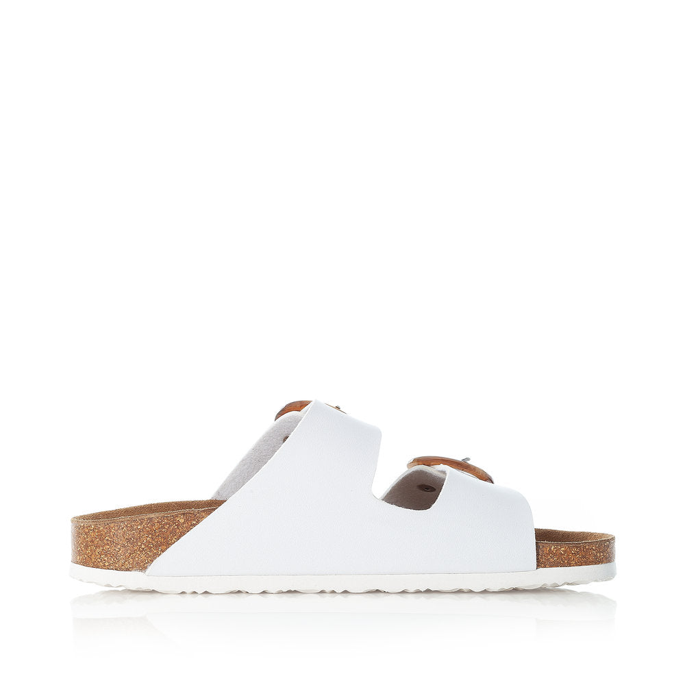Rieker Women's Style V9370 Casual Mule - White 8mIKt6HI
