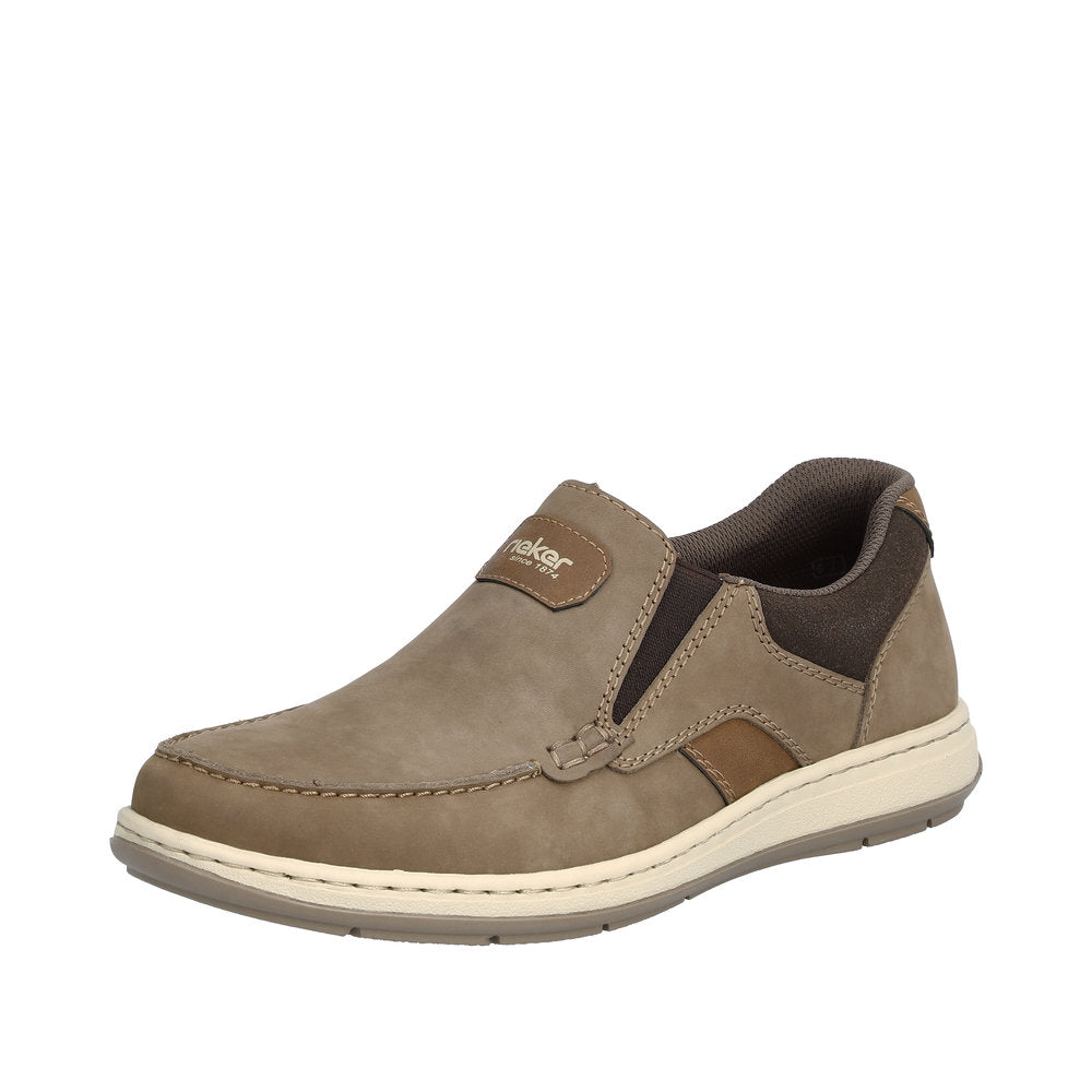 Rieker Men's Style 17368 Casual Slip-On - Brown