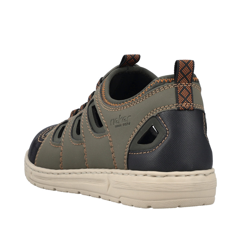 Rieker Men's Style 08665 Athletic Trekking - Green Combination 1uxQFiDz