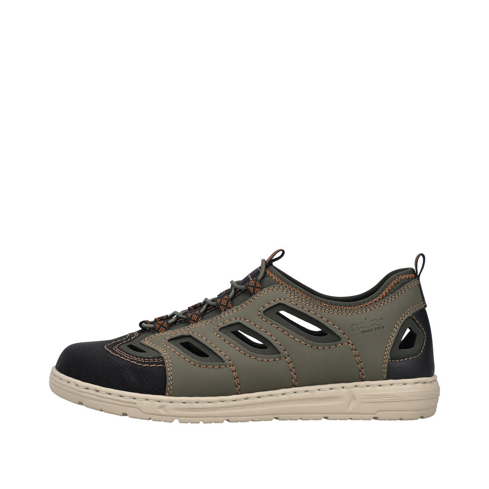 Rieker Men's Style 08665 Athletic Trekking - Green Combination 1uxQFiDz