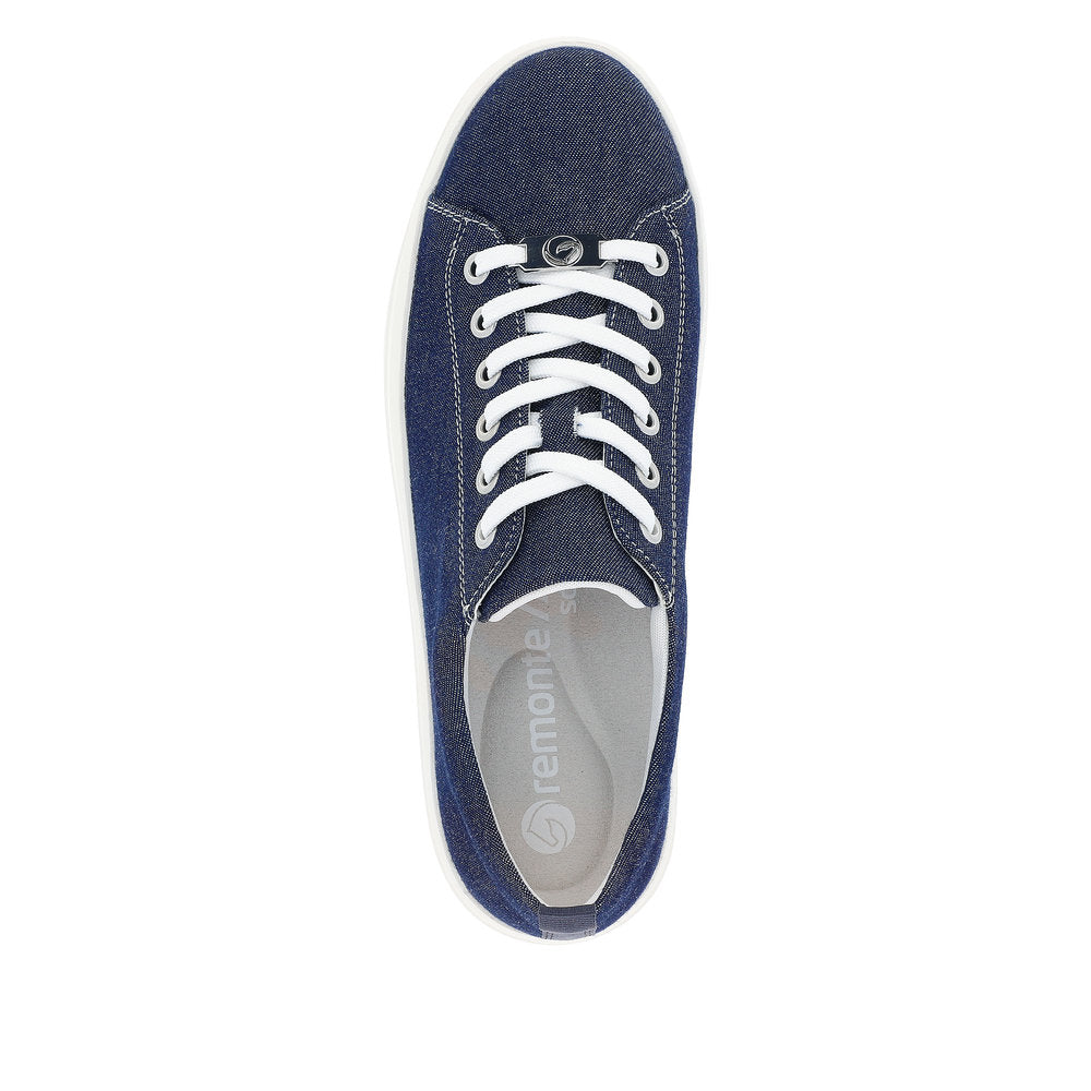 Remonte Women's Style D1C03 Athletic Lace-Up - Blue WQAsbbZH