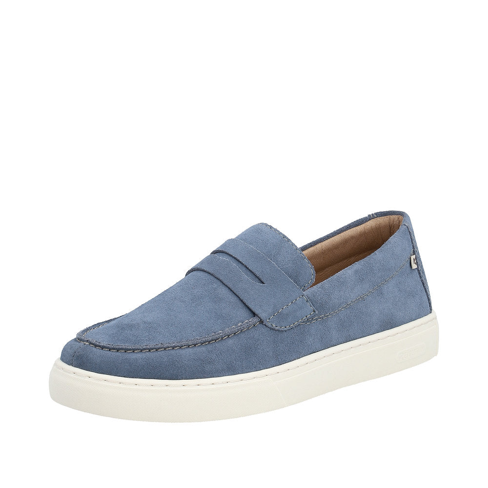 Rieker Evolution Men's Style U0703 Casual Slip-On - Blue