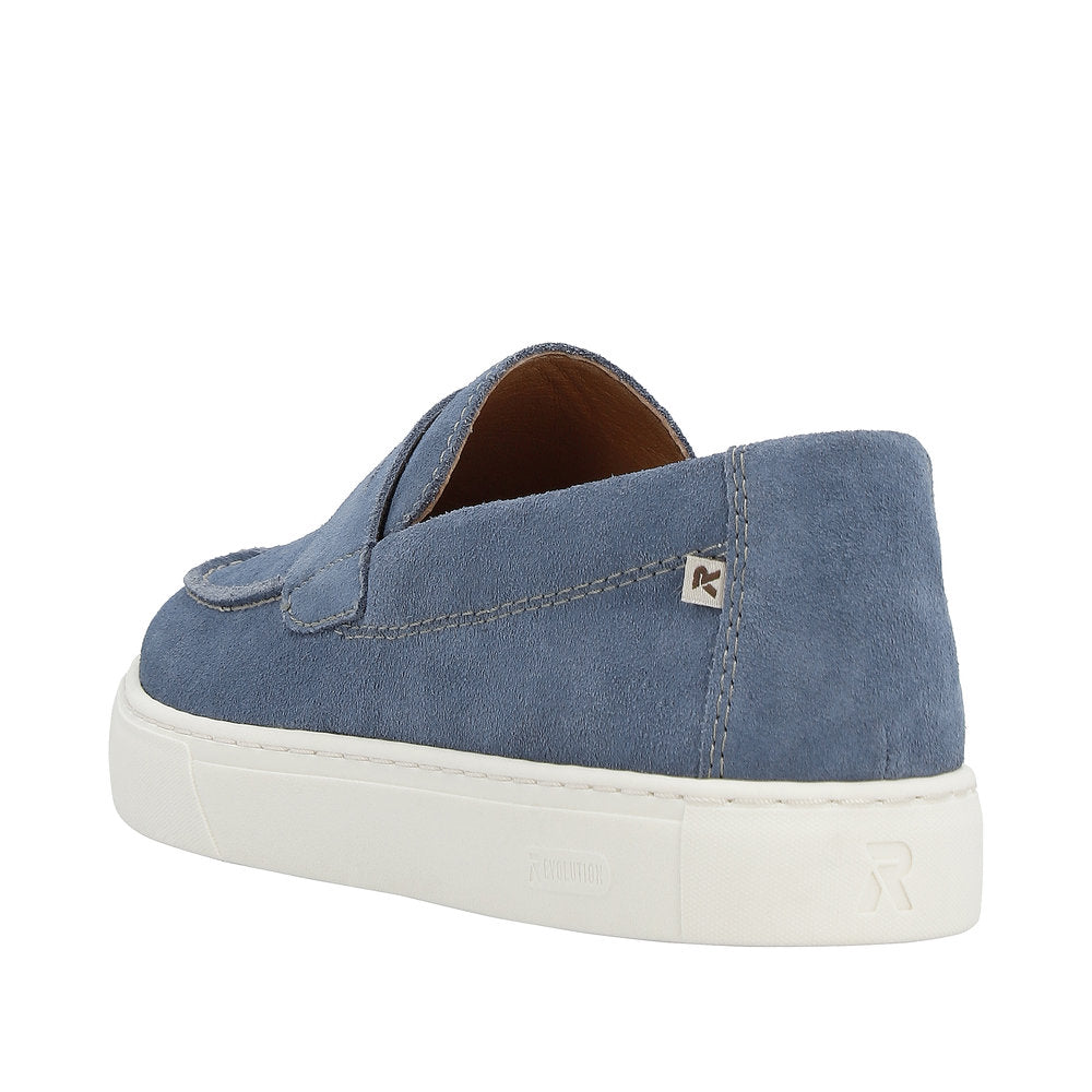 Rieker Evolution Men's Style U0703 Casual Slip-On - Blue qZgrD0QT