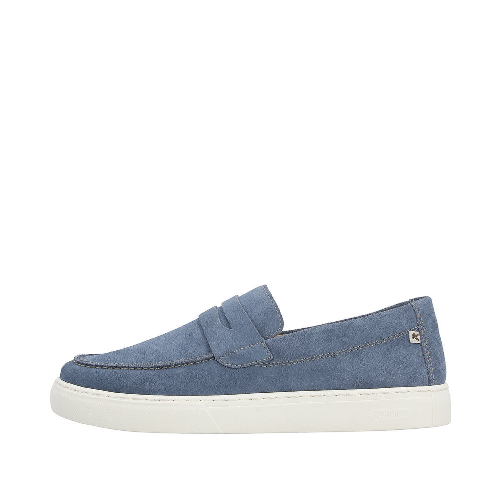 Rieker Evolution Men's Style U0703 Casual Slip-On - Blue qZgrD0QT