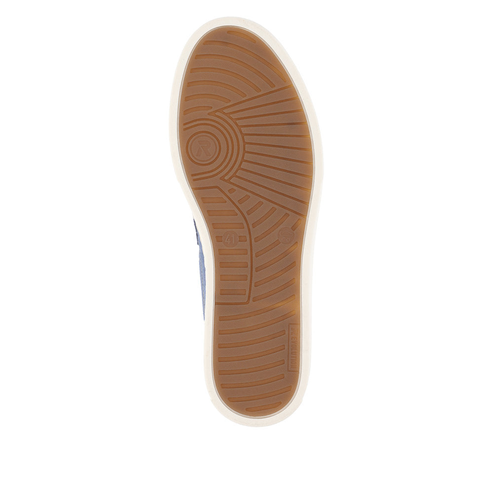 Rieker Evolution Men's Style U0703 Casual Slip-On - Blue qZgrD0QT