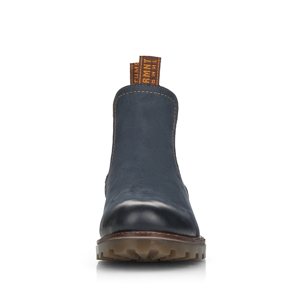 Remonte Suede Leather Women's Mid Height D8472-45 Mid-Height Boots - Blue Combination 7hddqUvA