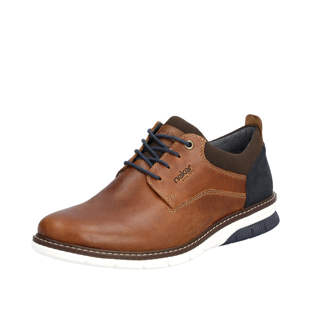 Rieker Men's Style 14405 Dress Lace-Up - Brown