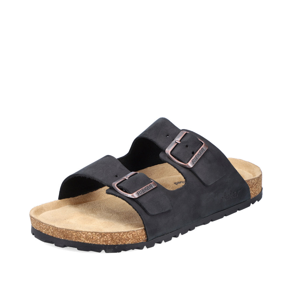 Rieker Men's Style 22190 Casual Mule - Black