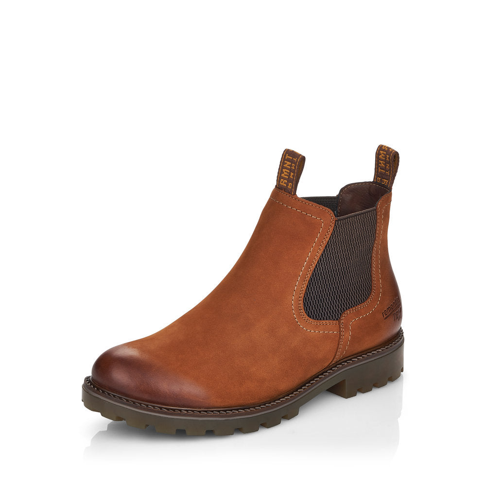 Remonte Suede Leather Women's Mid Height D8472-45 Mid-Height Boots - Brown