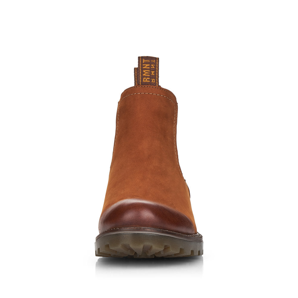 Remonte Suede Leather Women's Mid Height D8472-45 Mid-Height Boots - Brown DtpkGtSF