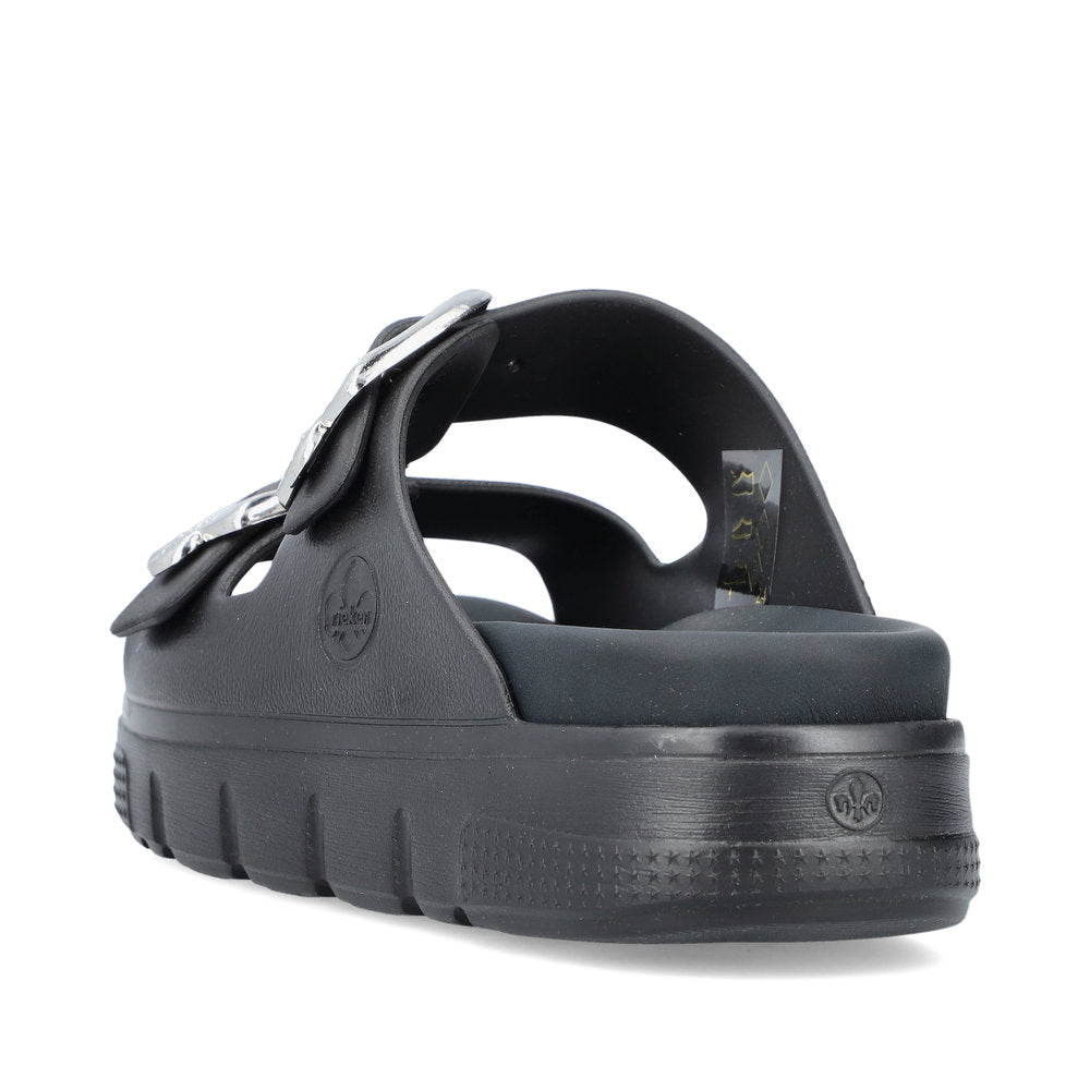 Rieker Women's Style P2180 Casual Mule - Black iepE1HlA