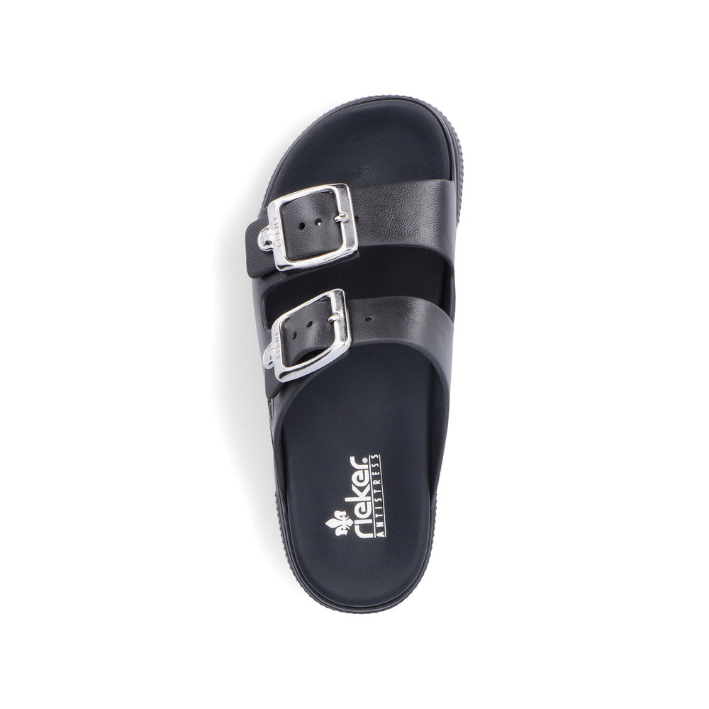 Rieker Women's Style P2180 Casual Mule - Black iepE1HlA