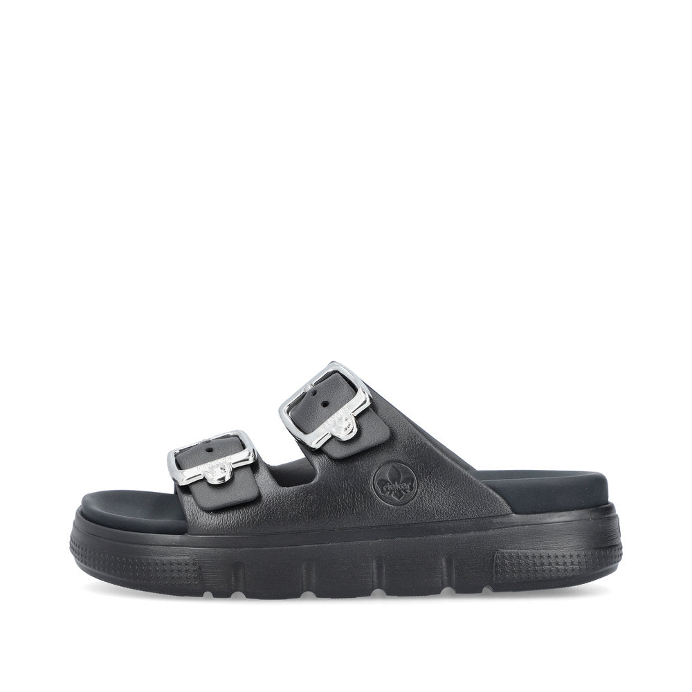 Rieker Women's Style P2180 Casual Mule - Black iepE1HlA