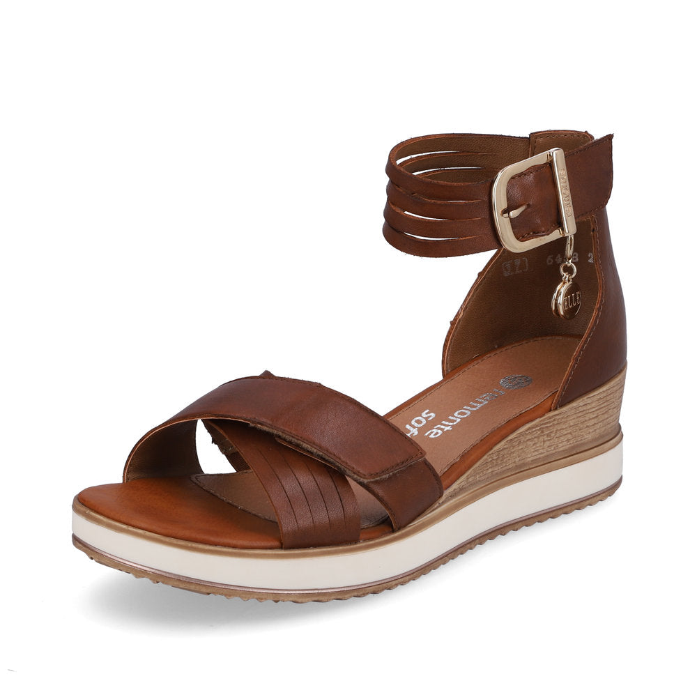 Remonte Women's Style D6458 Dress Sandal - Brown