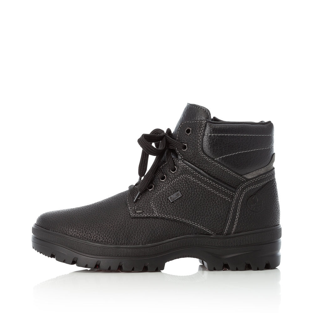 Rieker Leather Men's F5423-00 Ankle Bootsflip Grip - Black jMQMJi1i