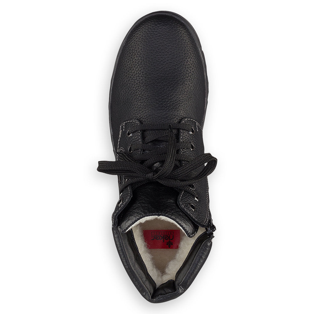 Rieker Leather Men's F5423-00 Ankle Bootsflip Grip - Black jMQMJi1i