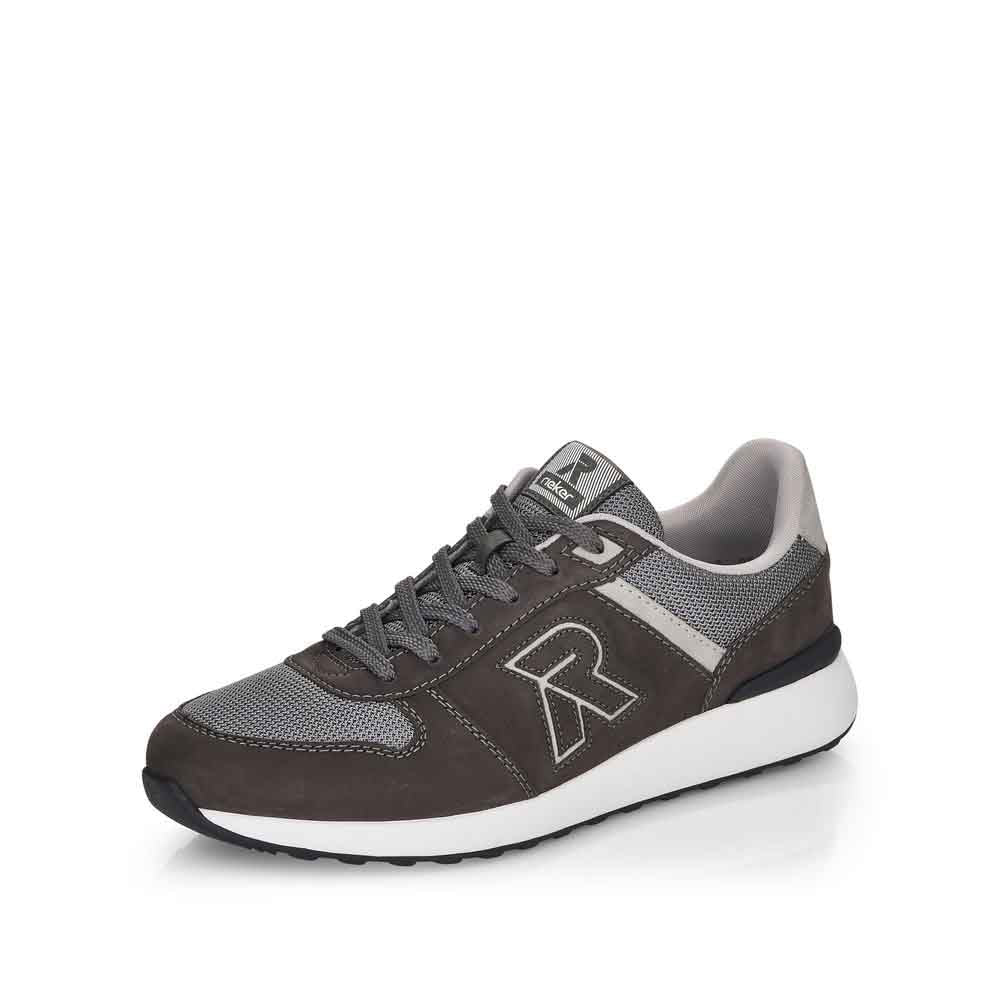 Rieker Evolution Men's Style 07601 Athletic Lace-Up - Grey