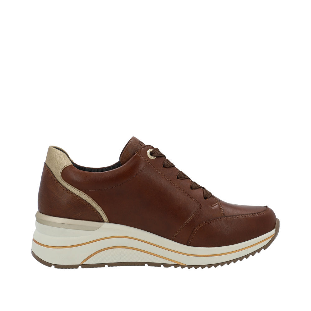 Remonte Leather Women's D0T03 - Brown Combination Jo6x3PoR