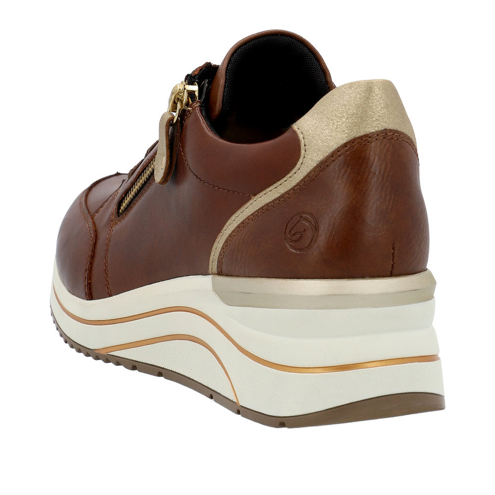 Remonte Leather Women's D0T03 - Brown Combination Jo6x3PoR