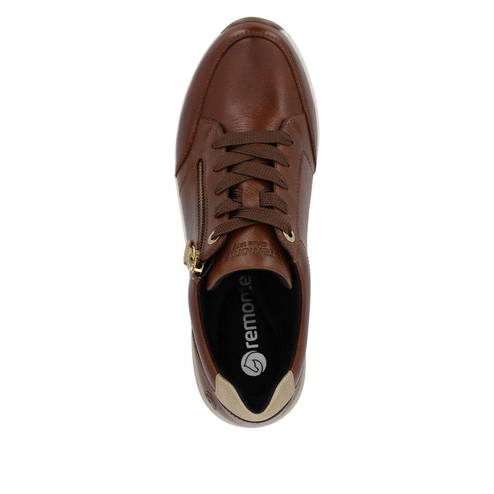 Remonte Leather Women's D0T03 - Brown Combination Jo6x3PoR