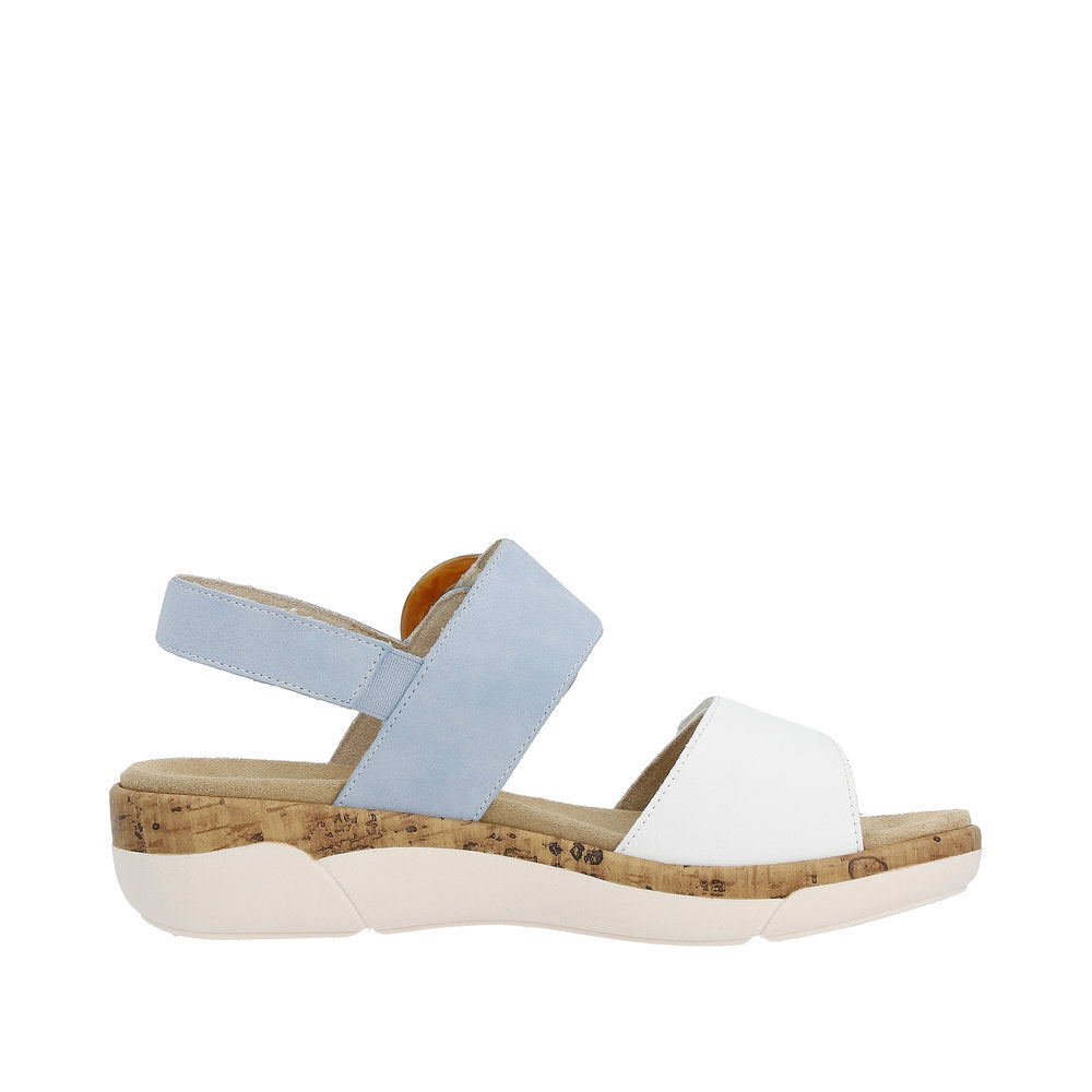 Remonte Women's Style R6853 Casual Sandal - Blue Combination zOoRg86D