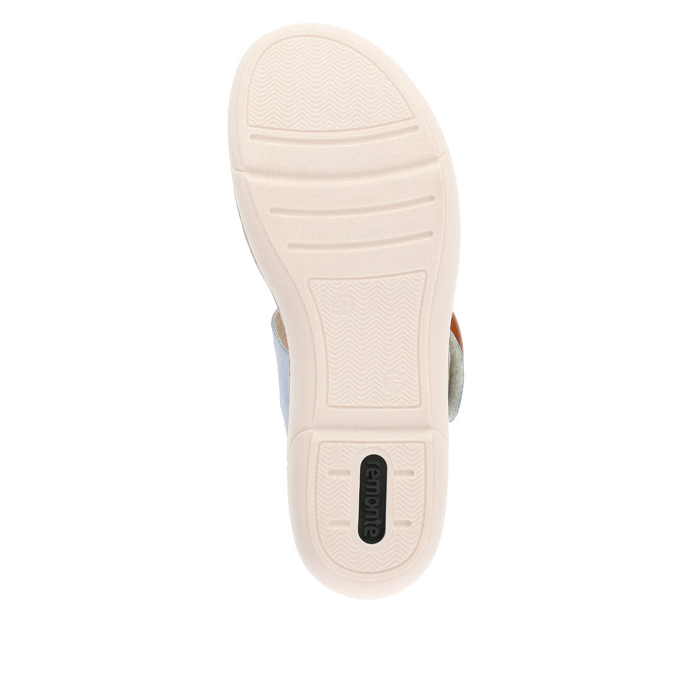 Remonte Women's Style R6853 Casual Sandal - Blue Combination zOoRg86D
