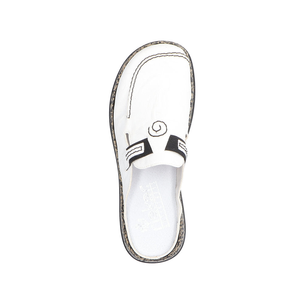 Rieker Women's Style 46393 Casual Clog - White cXMmyC18