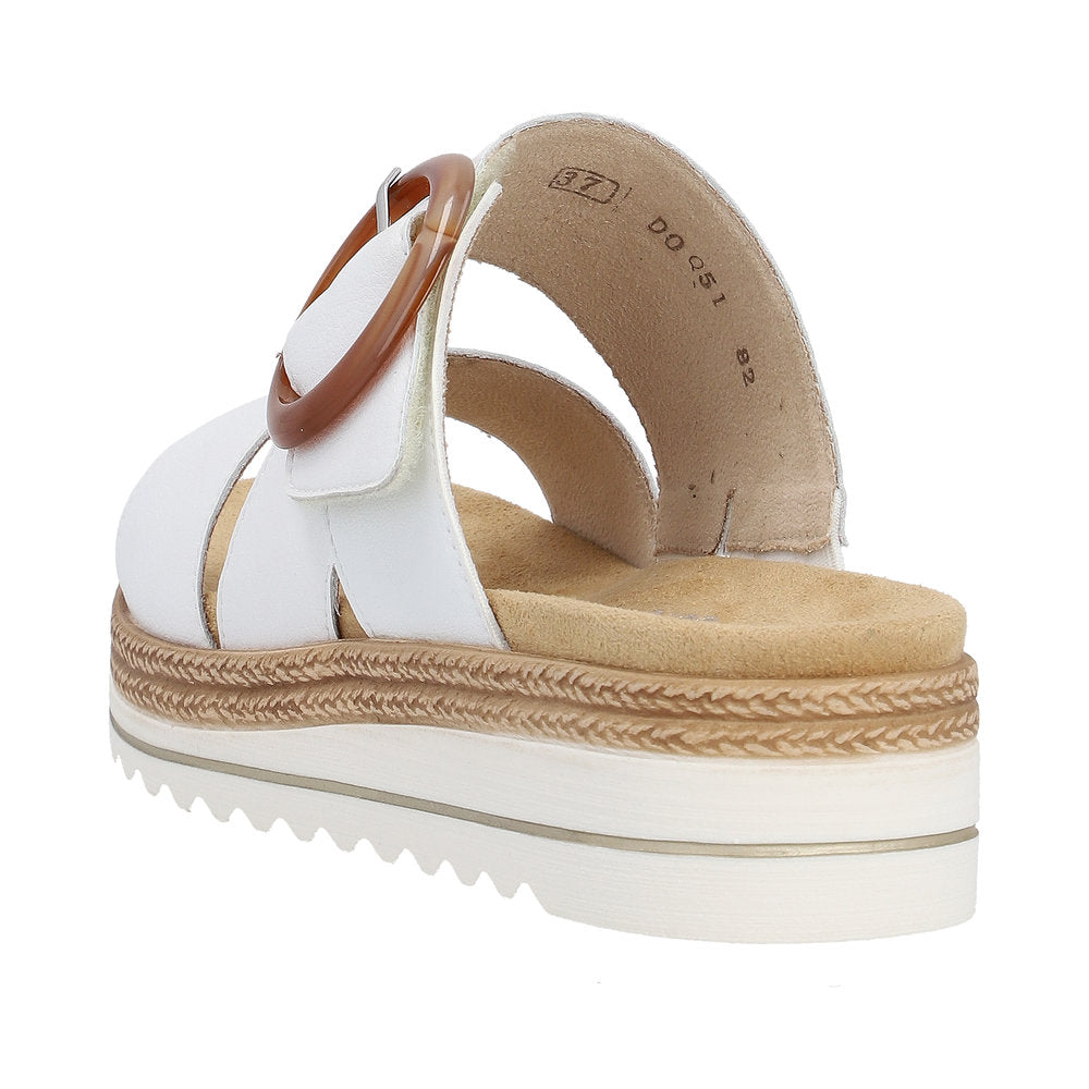 Remonte Women's Style D0Q51 Casual Mule - White g4t6cill