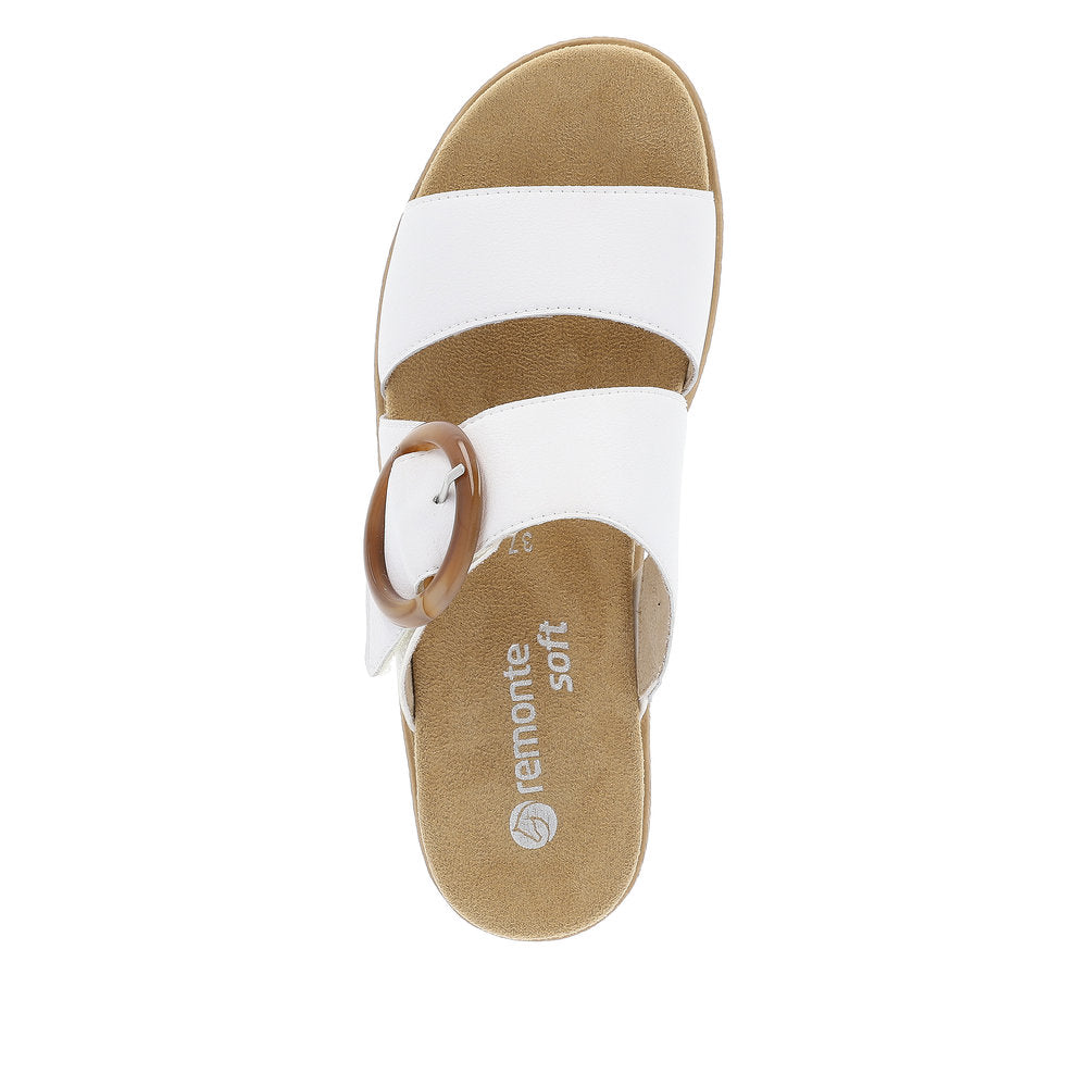 Remonte Women's Style D0Q51 Casual Mule - White g4t6cill