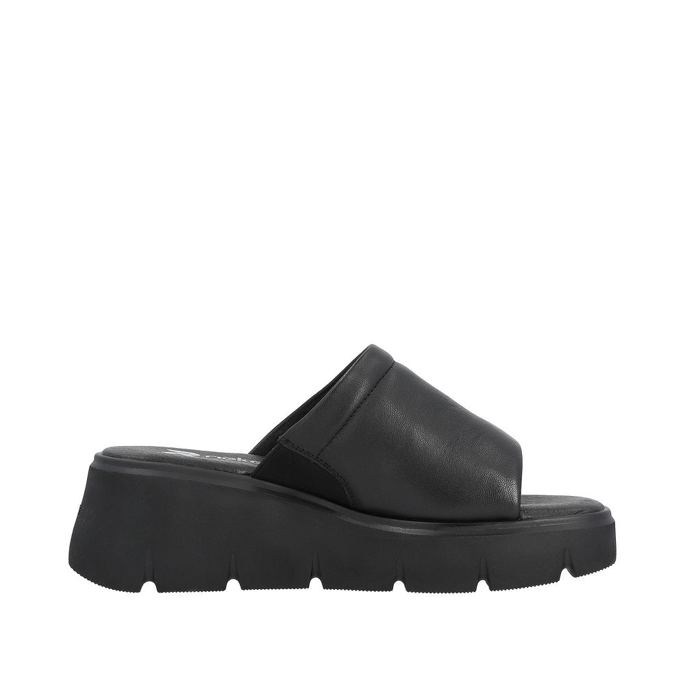 Rieker Evolution Women's Style W1551 Casual Mule - Black YISVoofH