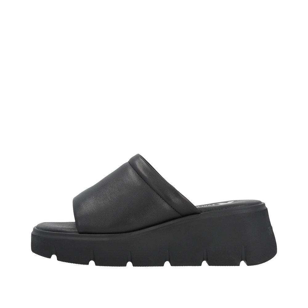 Rieker Evolution Women's Style W1551 Casual Mule - Black YISVoofH