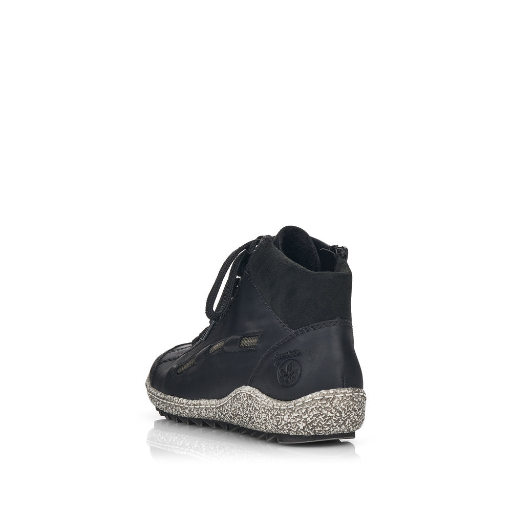 Rieker Synthetic Material Women's Short L7543 Ankle Boots - Black ZRS8BKkf