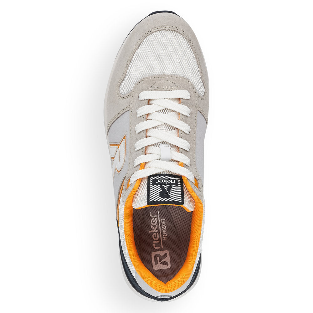 Rieker Evolution Men's Style 07601 Athletic Lace-Up - Grey JWjeMAAE