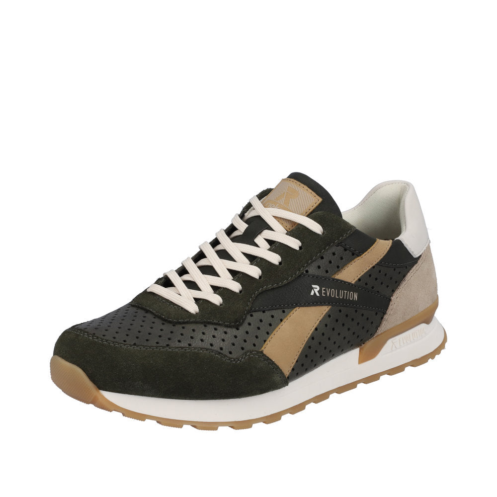 Rieker Evolution Men's Style U0302 Athletic Lace-Up - Black