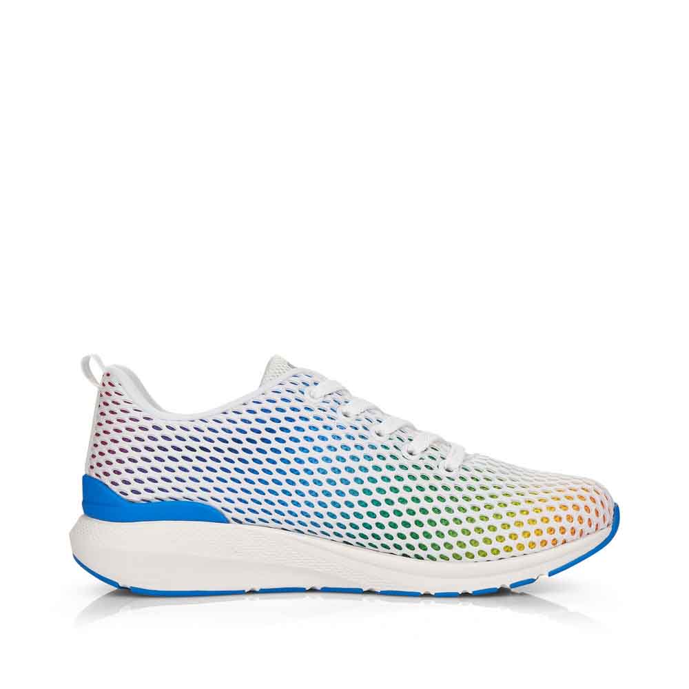 Rieker Evolution Women's Style 40101 Athletic Lace-Up - White Combination jOhMsuz5