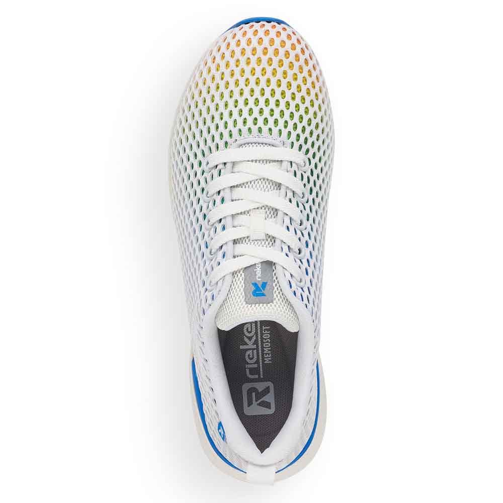 Rieker Evolution Women's Style 40101 Athletic Lace-Up - White Combination jOhMsuz5