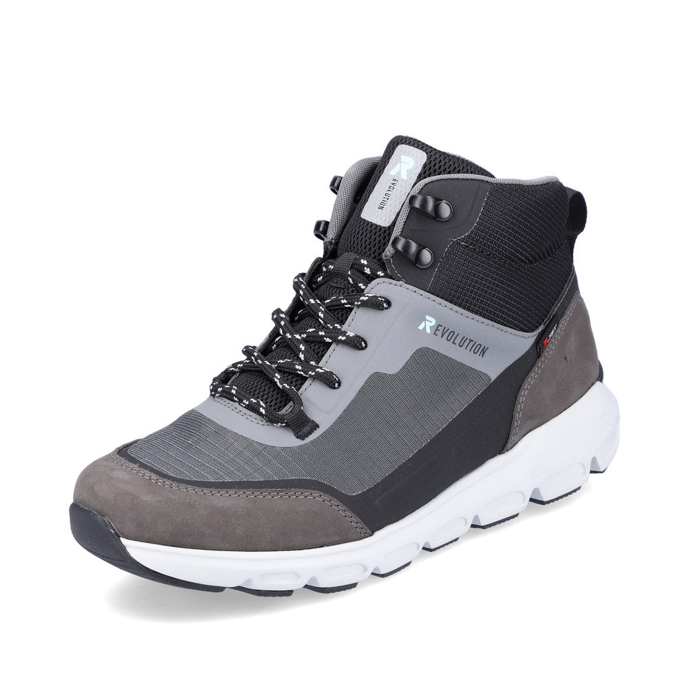 Rieker Evolution Textile Women's Short 40460 Ankle Boots - Grey Combination