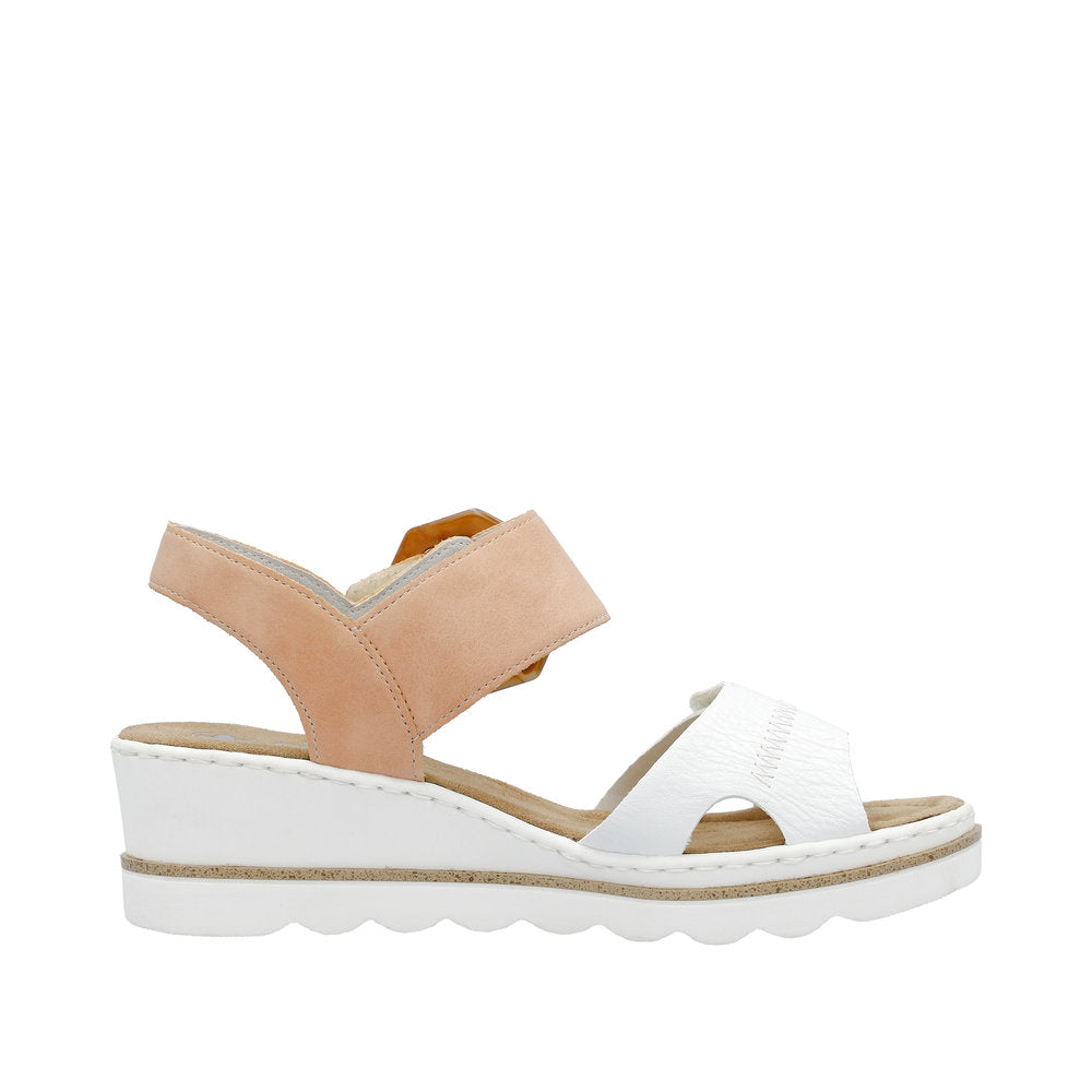 Rieker Women's Style 67476 Dress Sandal - Orange FLfB0vK6