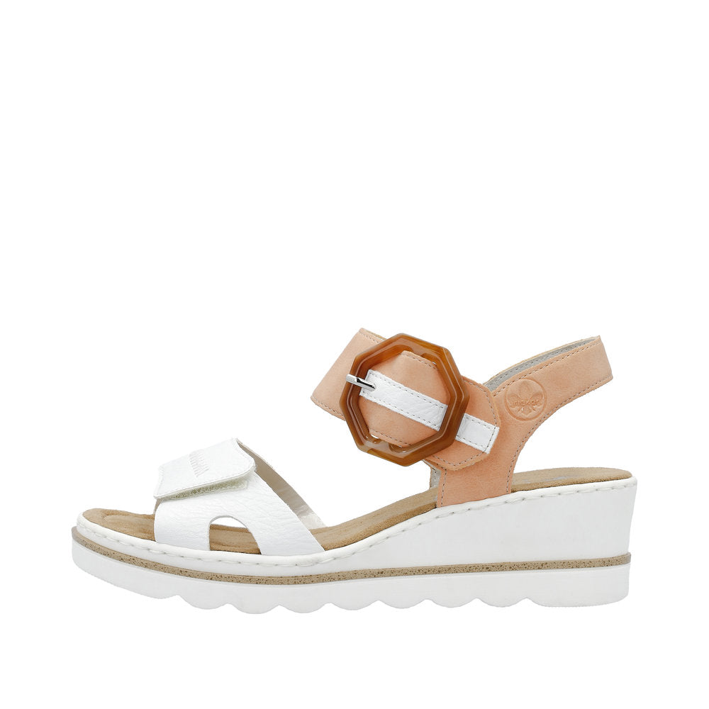 Rieker Women's Style 67476 Dress Sandal - Orange FLfB0vK6