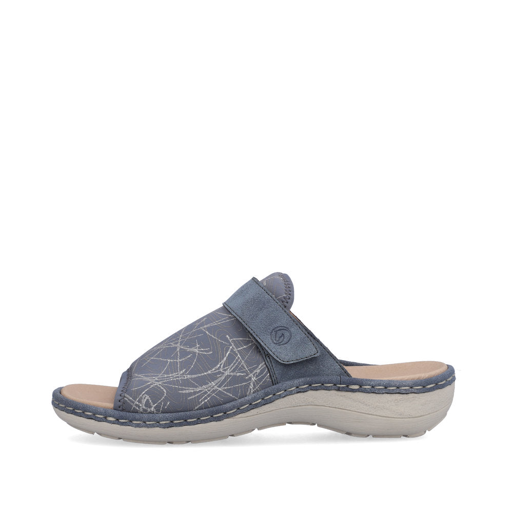 Remonte Women's Style D7664 Casual Mule - Blue Combination 1c5YCkmv