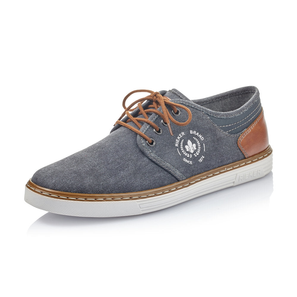 Rieker Men's Style B4949 Casual Lace-Up - Blue