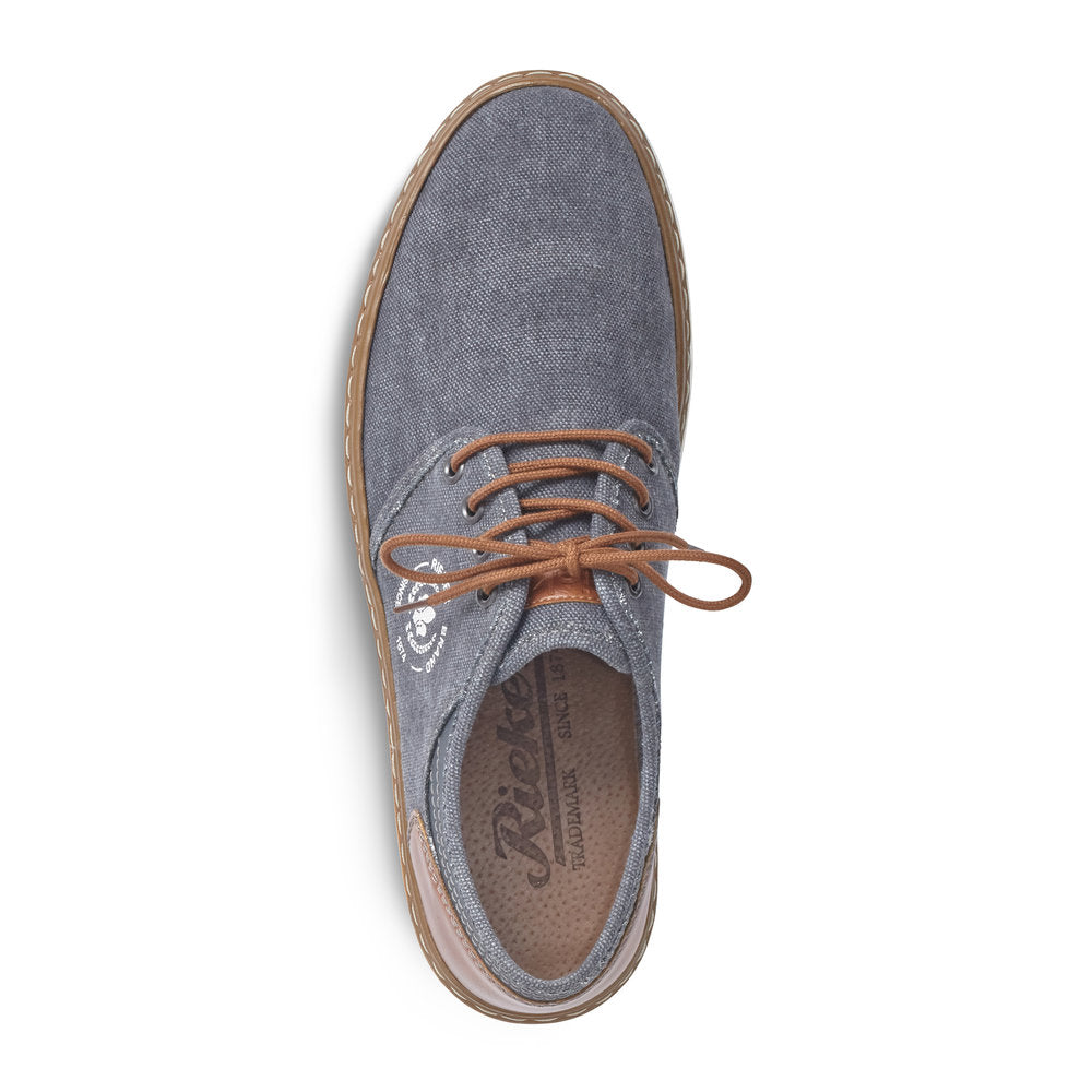 Rieker Men's Style B4949 Casual Lace-Up - Blue wcUn91g5